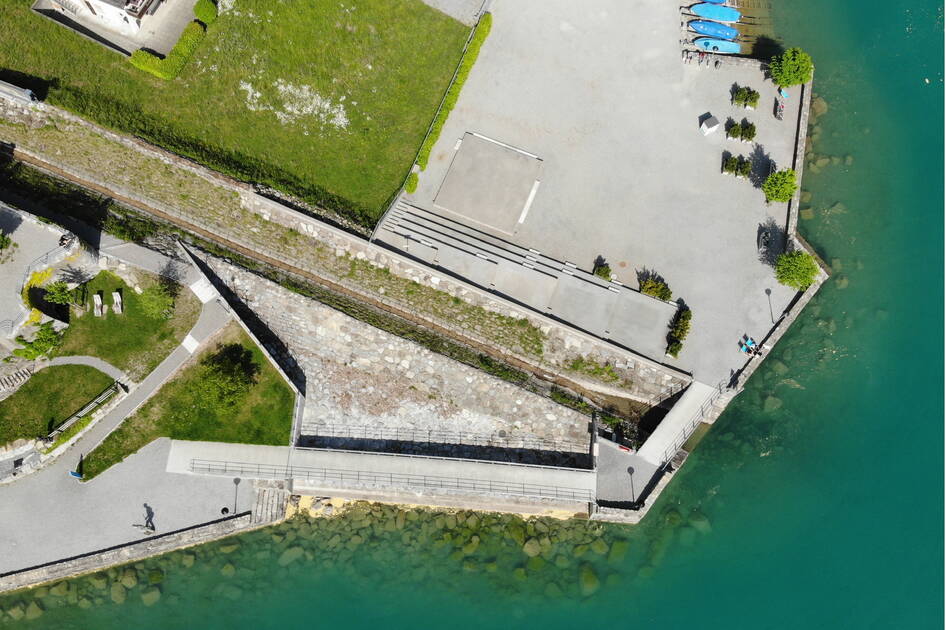 Quai Brienz Hafen Ländte – Wasserbau – Ribuna AG Interlaken