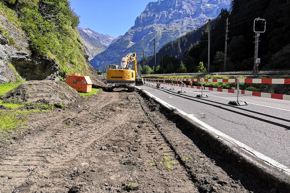 Ausbau Ortweid-Abbach, Strassenbau – Ribuna AG Interlaken