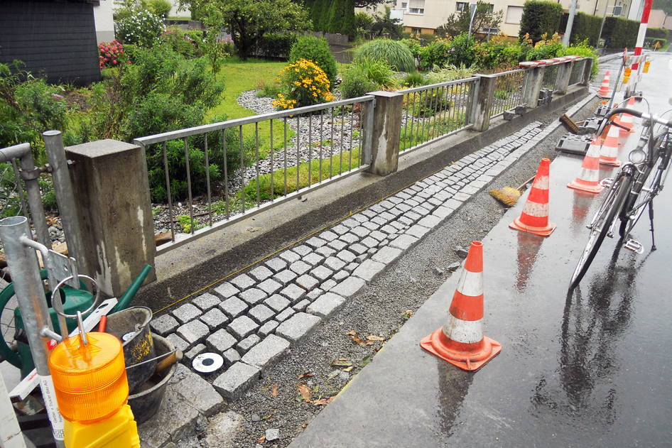 Werkleitungen Erschliessung Breite, Strassenbau – Ribuna AG Interlaken