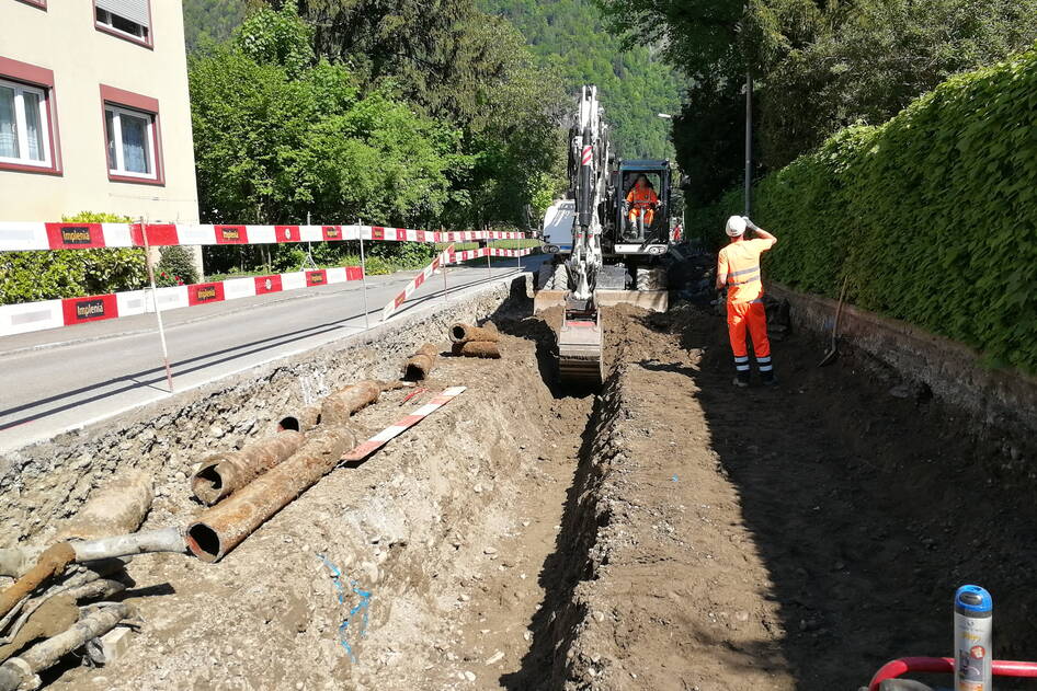 Heiterenstrasse, Strassenbau – Ribuna AG Interlaken