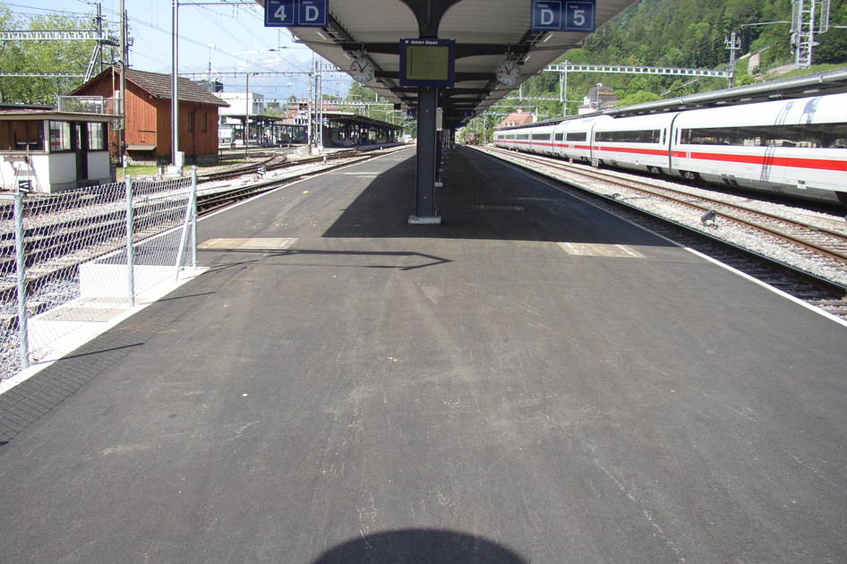 Interlaken Ost, Bahninfrastruktur – Ribuna AG Interlaken