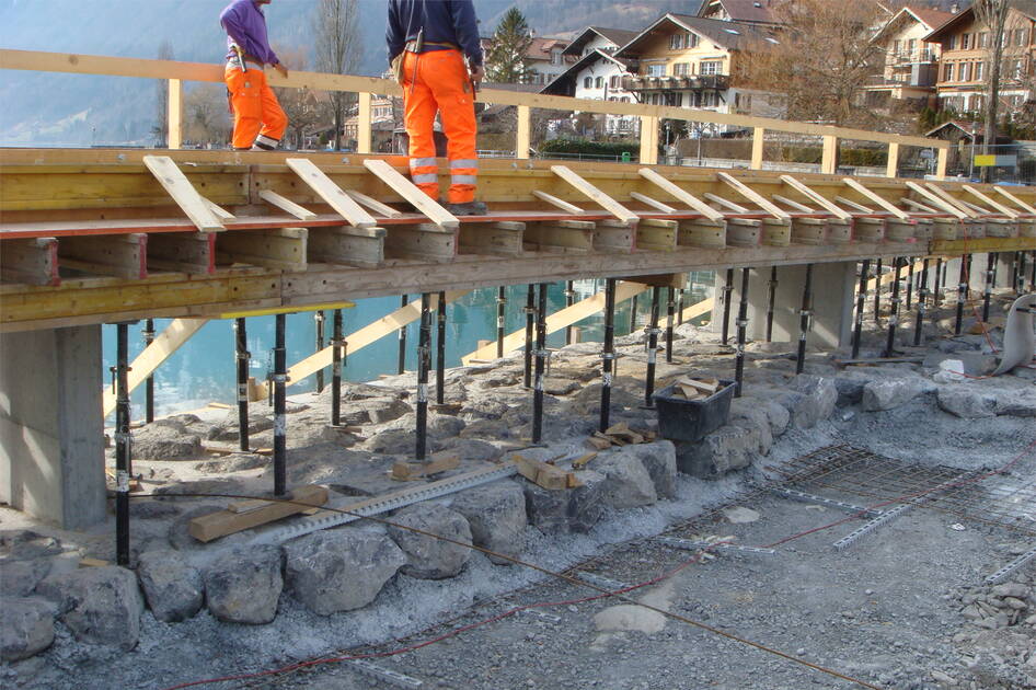 Quai Brienz Hafen Ländte – Wasserbau – Ribuna AG Interlaken